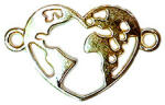 Paracord Microcord charm - World (CHR-SIN-010)