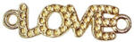 Paracord Microcord charm - Love5 (CHR-SIN-015)