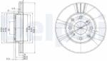DELPHI Disc frana DELPHI BG2673 (BG2673) - fixbox
