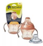 Tommee Tippee itatópohár - Nature Transition cup 150ml 4hó rózsaszín