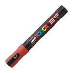 uni Dekormarker 1, 8-2, 5mm, Uni Posca PC-5M rubint piros (56183) - irodasziget