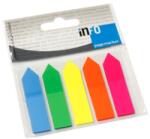 Info Notes Jelölőcímke 12x44mm, 5x25lap, nyíl, műanyag Info Notes (300344) - irodasziget