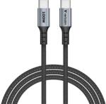 Verbatim USB kábel, USB-C - USB-C, 1, 2 m, 100W, VERBATIM, fekete (KV31846) - irodasziget