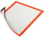 Durable Infókeret A4, 5 db/csomag, Durable Duraframe® Magnetic narancssárga (DU486909)