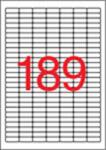 APLI Etikett, univerzális, 25, 4×10 mm, eltávolítható, kerekített sarkú, APLI, 4725 etikett/csomag (LCA10198) - irodasziget