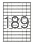 APLI Etikett, univerzális, kerekített sarkú, 25, 4×10 mm, APLI, 1890 etikett/csomag (LCA12927) - irodasziget