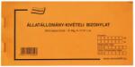 Nyomell Állatállomány kivételi bizonylat 25×4 pld D. Mg. 4-11/V (NYOMTDMG411V)