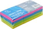 Bluering Jegyzettömb öntapadó, 38x51mm, 80lap, 12 tömb/csomag, Bluering® , neon (46757) - irodasziget