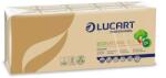 Lucart Papírzsebkendő 4 rétegű 9 lap/cs 10 cs/csomag EcoNatural 90 F Lucart_843166J havanna barna (46384) - irodasziget