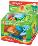 Keyroad Hegyező 2 lyukú tartályos 24 db/display Keyroad Starfish vegyes színek (38410) - irodasziget