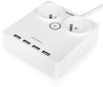 Huslog 2 Plug + 4 USB (EMX-190124)