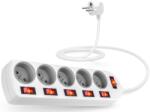 CONNECT IT 5 Plug 2 m Switch (CES-1100-WH)