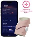 Owlet Dream Sock okos zokni 0-18 hónapig, matt rózsaszín