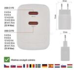 EMOS GaN PD 35 W max. univerzális USB töltő (EMOS_V03G35) (EMOS_V03G35)