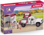 Schleich Schleich: Horse Club Mobil állatorvosi autó pótkocsival 42704 (SLH42704) - jateknet