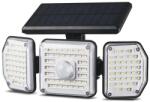 Maclean IP65 Solar LED Lamp with Motion and Dusk-to-Dawn Sensor IP65 4W 320lm 4000K Li-ion 1200 mAh 3 Operating Modes Floodlight Security Garden Entryway HQ (MCE615)