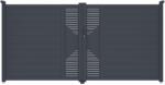 G21 Marion 350x173 cm kétszárnyú kapu, antracit (G21-BAMAR-173)