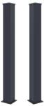 G21 oszlop kapuhoz 15x166 cm, lábazattal, antracit, 2 db (G21-SLB-166) - epenta