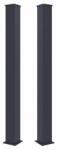 G21 oszlop kapuhoz 15x190 cm, talppal, antracit, 2 db (G21-SLB-190)