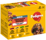 PEDIGREE 96x100g Pedigree Senior 7+ nedves kutyatáp - Vegyes csomag aszpkban (4 fajta)