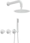 Deante Concealed shower set with overhead shower - with horizontal mixer (NQS_A0YK)