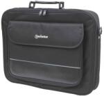 Manhattan Empire Laptop Bag 17.3", Clamshell design, Accessories Pocket, Shoulder Strap (removable), Notebook Case, Black, Three Year Warranty (36506)