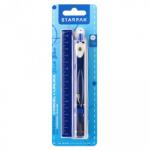 Starpak Körző, vonalzóval - kék (561877) (561877)