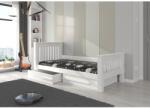 ADRK CARMEL ágy matraccal 180x80, Fehér, Fehér - mindigbutor