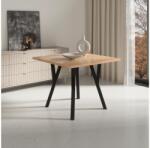 ADRK RODOS 84 asztal, Craft Gold, Fekete - mindigbutor