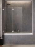 Radaway Essenza Pro Brushed Nickel PND II szálcsiszolt króm kádparaván 130B (10102130-91-01L)