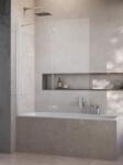 Radaway Essenza Brushed Nickel PND II szálcsiszolt króm kádparaván 130J (110002130-91-01R)