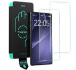 ESR képernyővédő üveg 2db (2.5D, 0.33mm, 9H + segédkeret) ÁTLÁTSZÓ Samsung Galaxy S25 Ultra (SM-S938) (GP-166821) - aqua
