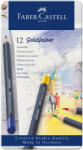 Faber-Castell Creioane colorate Goldfaber Faber-Castell FC114712, 12 culori, cutie metal (FC114712)