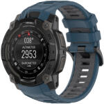 Techsuit - Óraszíj 22mm (W077) - Garmin Instinct 3 45mm / Instinct 3 45 Solar - Tengerészkék