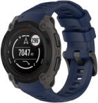 Techsuit - 22mm-es óraszíj (W076) - Garmin Instinct E 40mm - Sötétkék