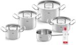 Fissler Original-Profi Collection/Set de oale de gatit din otel inoxidabil, 5 bucati, inclusiv capac metalic + ingrijire gratuita din otel inoxidabil - inductie [Exclusiv la ] (084-128-05-008/0)