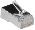 ACT 248542 RJ45 (8P/8C) shielded modulaire connector for round cable with solid conductors, hálózati kiegészítő (TD108B)