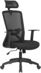 Antares JOY fekete/mesh fekete fejtámlás hálós forgószék (JOY FEKETE/MESH FEKETE) - officedepot