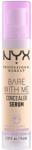 NYX Cosmetics NYX PM Bare with me Serum korrektor sötét karikákra és bőrhibákra, 1 Fair, 9.6 ml (800897129767)