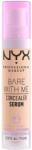 NYX Cosmetics Bare with me Serum 3 Vanilla korrektor foltok és sötét karikák ellen, 9.6 ml (800897129781)