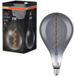 OSRAM LED izzó, spirál, fekete, E27, 4 W, VINTAGE, meleg fehér
