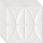 NEXTLY 10 x 3D NEXTLY öntapadós tapéta készlet, modern dizájn, virágos, falra vagy mennyezetre, vízálló, állítható, erős ragasztó, könnyen felszerelhető, fedőfelület 4, 9 nm, 70x70 cm, kód 83 (s10tpt83mare)