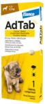 AdTab antiparazitare externă câini, comprimate masticabile 1, 3-2, 5 kg / 1 tabletă
