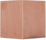 Esschert Design Fa madárház széncinegének, réz tetővel, fekete és rose gold, 17 x 30 x 14 cm