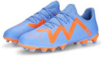 PUMA FUTURE Play FG/AG Fußballschuhe Jugendliche PUMA Blue Glimmer White Ultra Orange 28cm kék