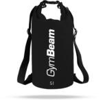 GymBeam Vízálló száraztáska Dry Bag Black 5 l