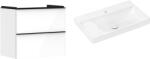 Hansgrohe Készlet szekrény Hansgrohe Xelu Q 54027670, mosdótál Hansgrohe Xelu Q 61030450