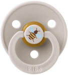 BIBS játszócumi - Studio Méhecske Colour natúr kaucsuk 0-6 hó gombaba 1db tasakban - babycenter-online