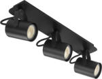 Sigma KAMERA fekete mennyezeti lámpa (SIG-32557) GU10 3 izzós IP20