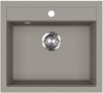 Evido 442063 - Evido Quadro 6 1 medencés gránit mosogató 565X510 platina (442063)